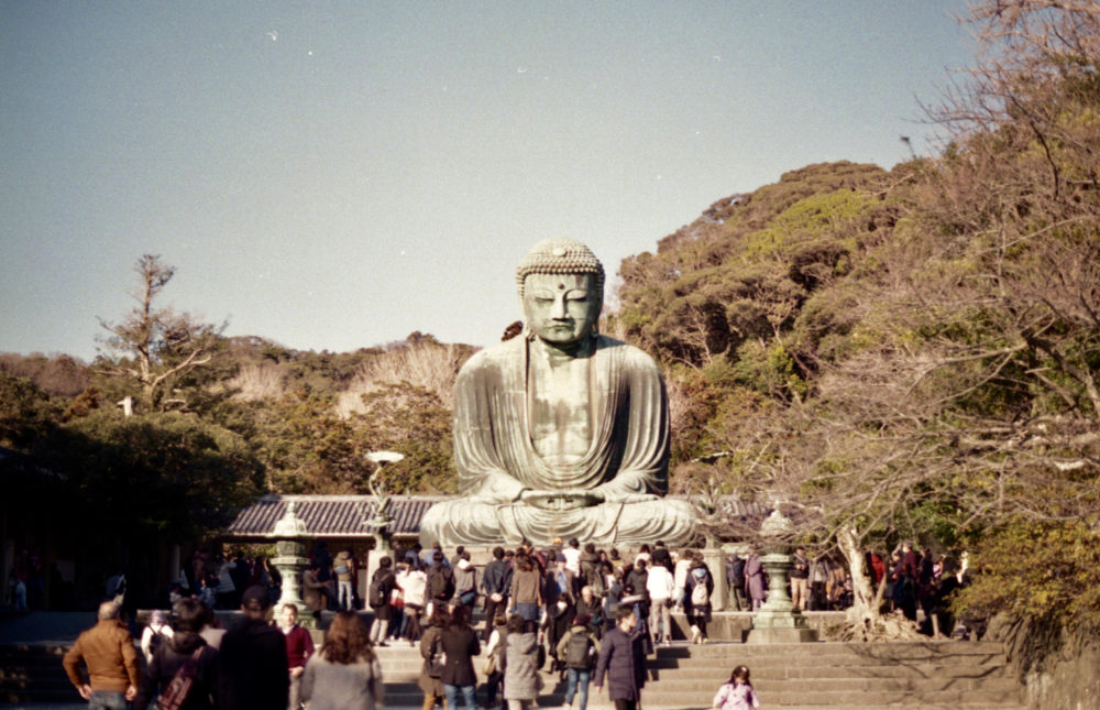Buddhist statue, front view