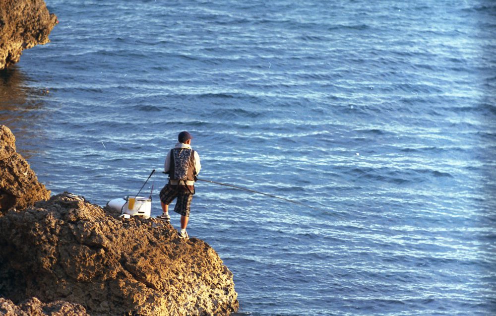 Fishing scene in Okinawa